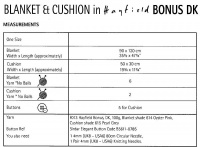 Knitting Pattern - Hayfield 10261 - Bonus DK - Blanket and Cushion